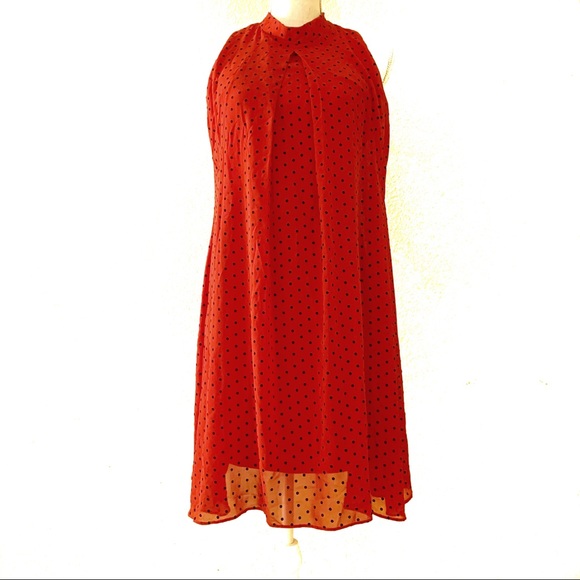 💕💕 Red Polka dot Dress Signature by Robbie Bee - Picture 3 of 8